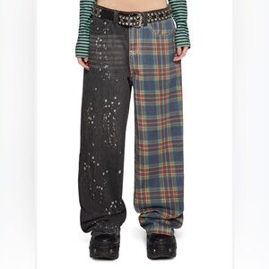 Current Mood Plaid and Black Pants dolls kill xxl